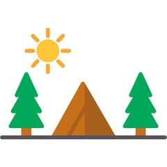 Poster - Camping Icon