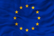 © Stanislau Vyrvich - National flag of Europe. Background  with flag of Europe.