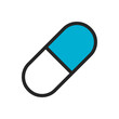 Blue Pill Capsule Icon Transparent Png
