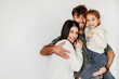 © Stock Rocket - Portrait of Happy Caucasian family in their new empty home