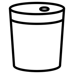 Sticker - ice cup icon