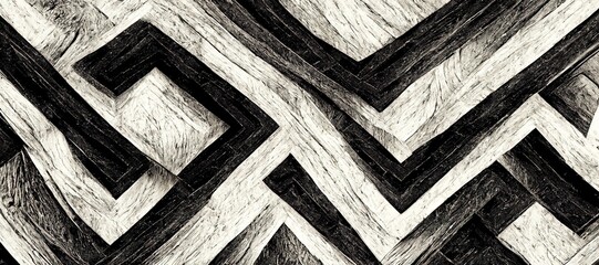 Wall Mural - Ethnic pattern. Maasai shuka pattern. Generative AI