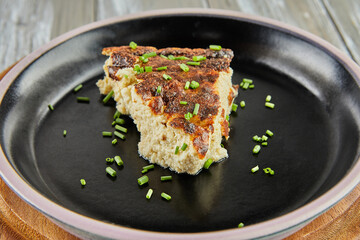 Canvas Print - Zucchini, eggplant and tomato gratin with feta cheese