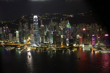 Hong Kong night, Hong kong city at night 2 July 2012