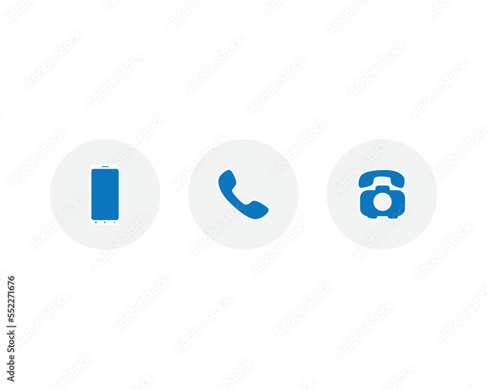 Phone icon set. Call icon vector. Stock Vector | Adobe Stock