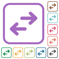 Sticker - Data transfer solid simple icons