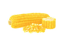 Boiled Corn On  Transparent Png