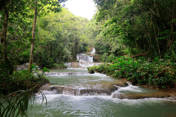 The YS Waterfalls in Jamaica, Caribbean, America.