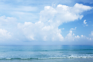 Wall Mural - Sea and sunny sky landscape