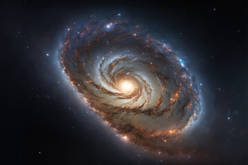 Wall Mural - milky way. beautiful swirl of stars in space. scene of cosmos. astronomy wallpaper of the universe. 