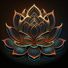 Powerful Lotus Buddhism, Eastern Religion, Mysticism, Symbol, Asia, India, China