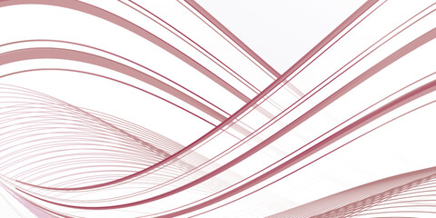 Wall Mural - Pink white abstract background geometry shine and layer element vector for presentation design.