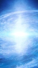 Wall Mural - beautiful spiral galaxy cosmic background. vertical video