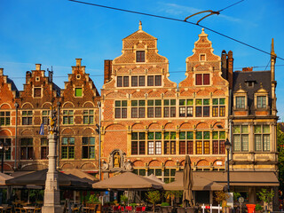 Wall Mural - Architecture and landmark of Ghent, cityscape, Belgium