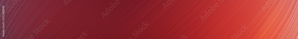 Ultra wide abstract background banner with modern slim lines in red ...
