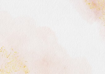 Poster - Abstract pastel watercolor background, watercolor paper textured for design templates invitation card