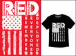 Remember Everyone Deployed T-Shirt Vector, R.E.D Friday shirt, Military Mom Shirt, Dad Shirt, Military Gift, Mom Gift From Daughter, Mom Shirt Plus Size T-Shirts