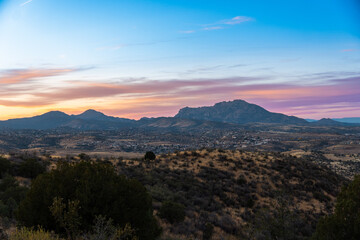 Canvas Print - Prescott sunset views