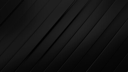 Wall Mural - 4k abstract luxury black grey gradient background. stripe 3d diagonal stripes. geometric motion seam
