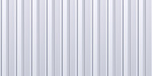 White Vertical Corrugated Iron Sheets Seamless Pattern Of Fence Or Warehouse Wall. Zink Galvanized Steel Profiled Panels. Metal Wave Sheet. Vector Illustration. Aluminium Container