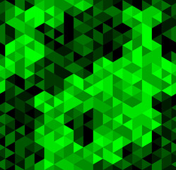 Canvas Print - vector trendy low poly seamless pattern. camouflage polygonal background
