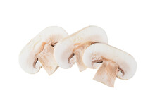 Raw Slice Champignon Isolated On Transparent Png