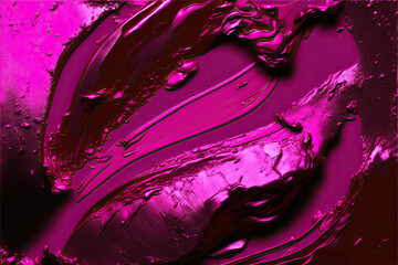 Paint texture illustration color Pantone Viva Magenta of the year 2023