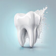 Whitening tooth and dental health , AI generate 