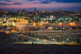 Fototapeta Londyn - Jerusalem & Sunset