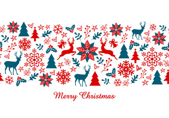 Wall Mural - christmas banner, illustration over a transparent background, png image