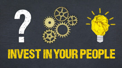 Sticker - invest in your people	
