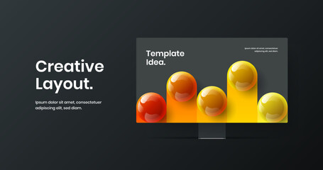 Canvas Print - simple web project vector design illustration. premium desktop mockup banner template.