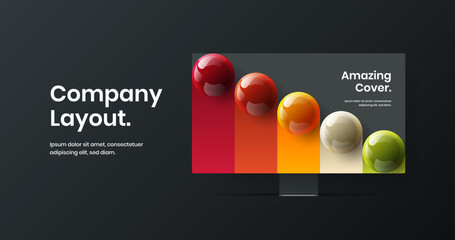 Wall Mural - colorful computer monitor mockup site template. unique web banner design vector layout.