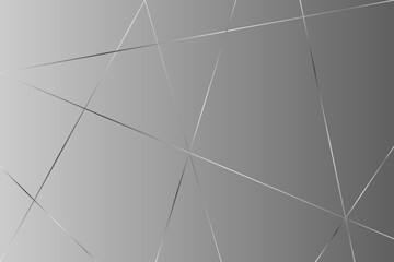 Silver line background. Abstract artistic of geometric background. Vector illustration 