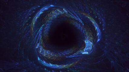 3d rendering abstract circle light background