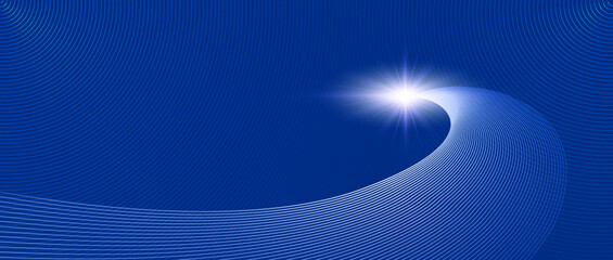 Wall Mural - abstract blue light background