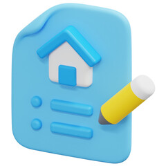 Sticker - contacts 3d render icon illustration