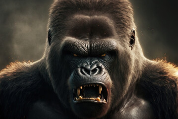 gorilla, full of rage generative ai