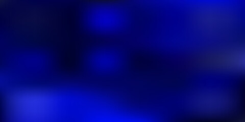 Wall Mural - Dark blue vector blurred background.