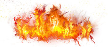 Fire Flame On Transparent Background