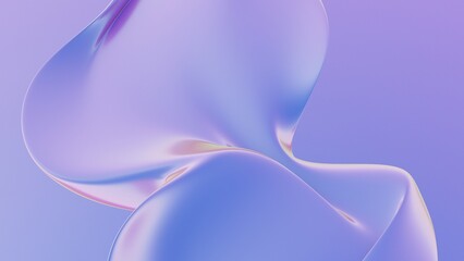 abstract fluid iridescent holographic neon curved wave in motion colorful background 3d render. grad