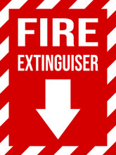 Sign Of The Fire Extinguisher In Vector - Fire Extinguisher Sign 