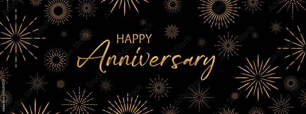 happy anniversary card Stock Vector | Adobe Stock