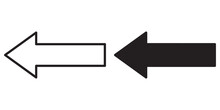 Ofvs264 OutlineFilledVectorSign Ofvs - Arrow Left Vector Icon . Backward Pointing Sign . Isolated Transparent . Outline And Filled Version . AI 10 / EPS 10 / PNG . G11604