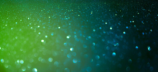Wall Mural - beautiful green and blue gradient glowing background, abstract blinking colorfull backdrop. bokeh. c
