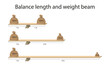 Balance length and weight beam