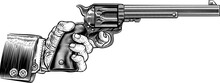 Business Suit Hand Western Cowboy Gun Pistol