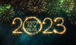 Leinwandbild Motiv Happy New Year 2023