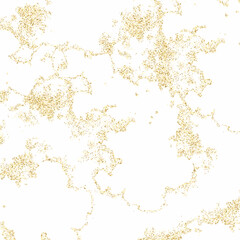 Wall Mural - golden sparkling star dust leaves sparkling particles on a white background. vector glamor fashion c