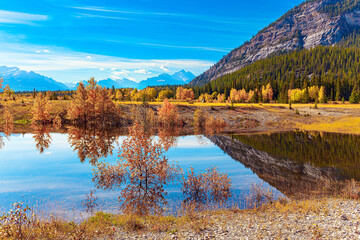 Poster - The water of Abraham Lake